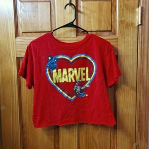 Marvel Crop Top Shirt